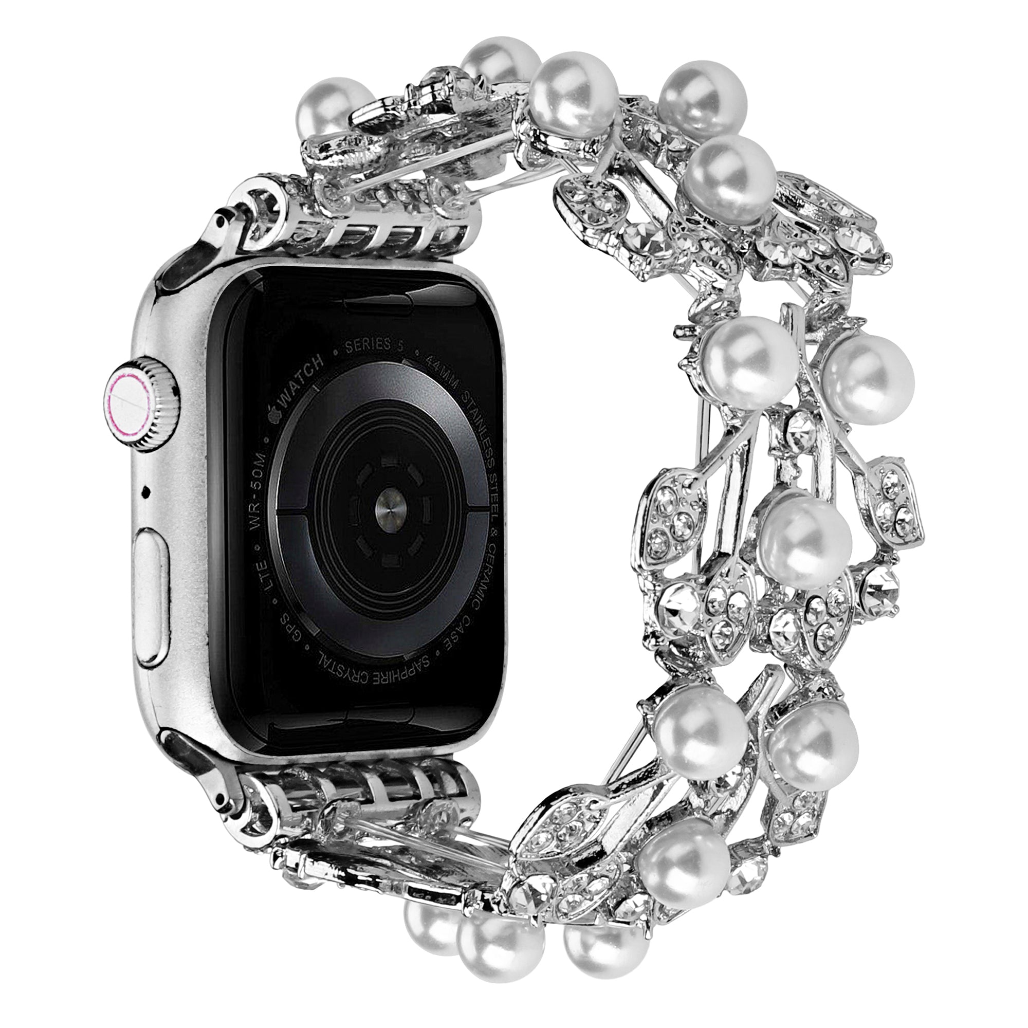 For Apple Watch Ultra Ultra 2 49mm Series 8 7 9 45mm 6 5 4 SE SE (2022) 44mm 3 2 1 42mm Strap Beads Rhinestone Watch Band For Apple Watch Ultra Ultra 2 49mm Series 8 7 9 45mm 6 5 4 SE SE (2022) 44mm 3 2 1 42mm Strap Beads Rhinestone Watch Band